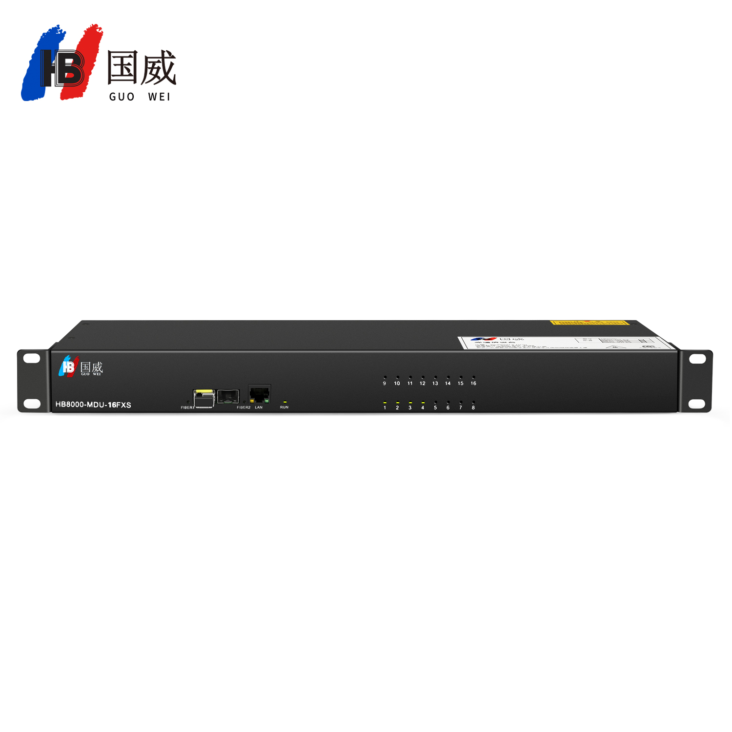 國威HB8000-MDU-16FXS光纖網關