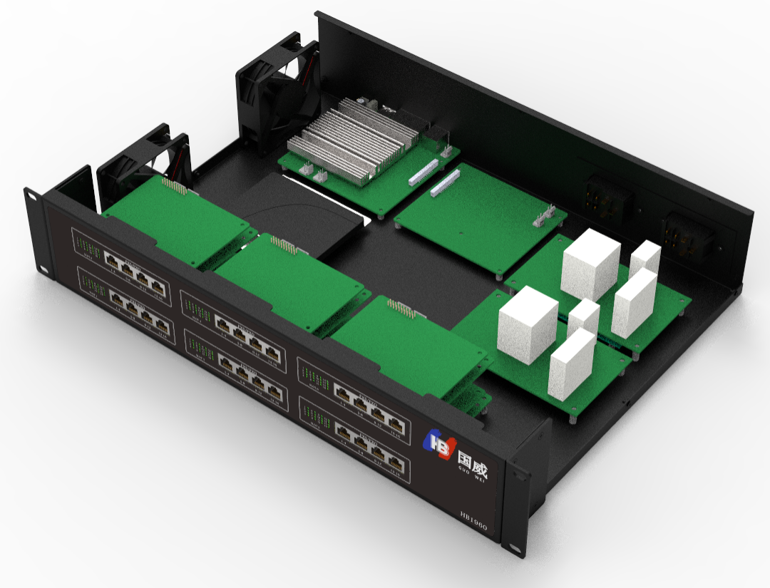 國威HB1960模塊結構圖 國威HB1960模塊結構圖